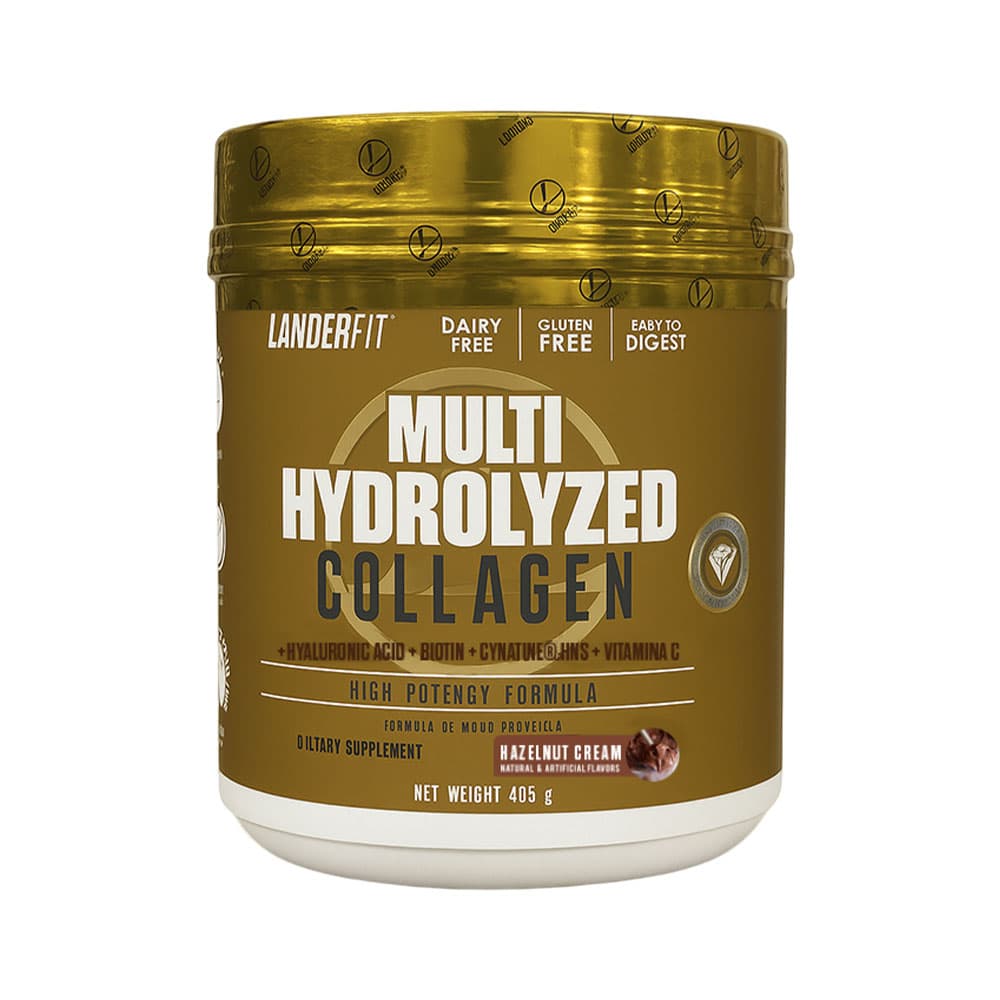 Anúncio: SUPLEMENTO LANDERFIT MULTI HYDROLYZED COLLAGEN HAZELNUT CREAM 405GR