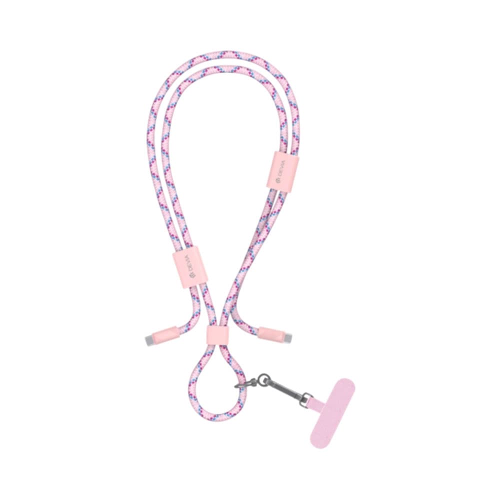 Anúncio: CABLE DEVIA EC429 COLLAR USB-C A LIGHTNING 1.60M PINK
