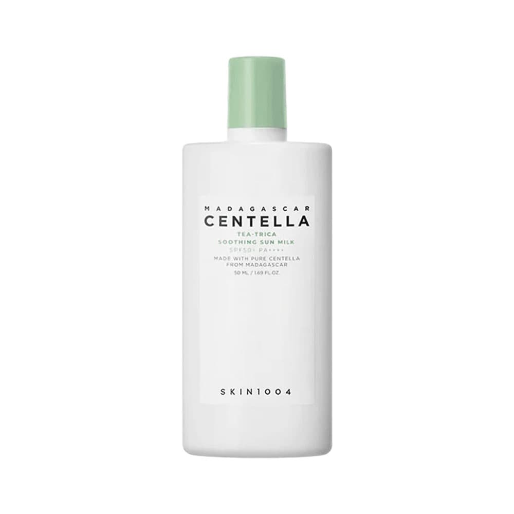 Anúncio: PROTECTOR SOLAR SKIN1004 MADAGASCAR CENTELLA TEA-TRICA SOOTHING MILK SP50+ 50ML