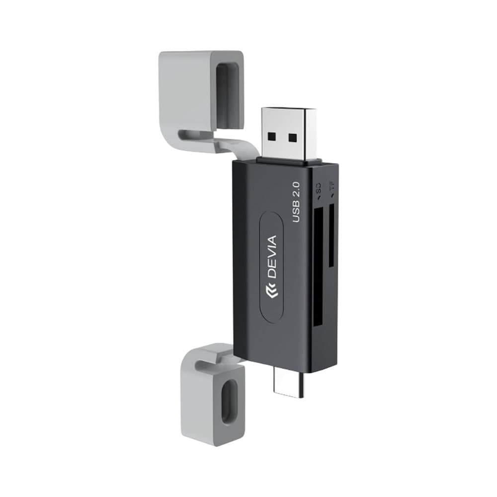 Anúncio: LECTOR DE TARJETAS MICROSD (TF) Y SD DEVIA EL239 USB 2.0/USB-C
