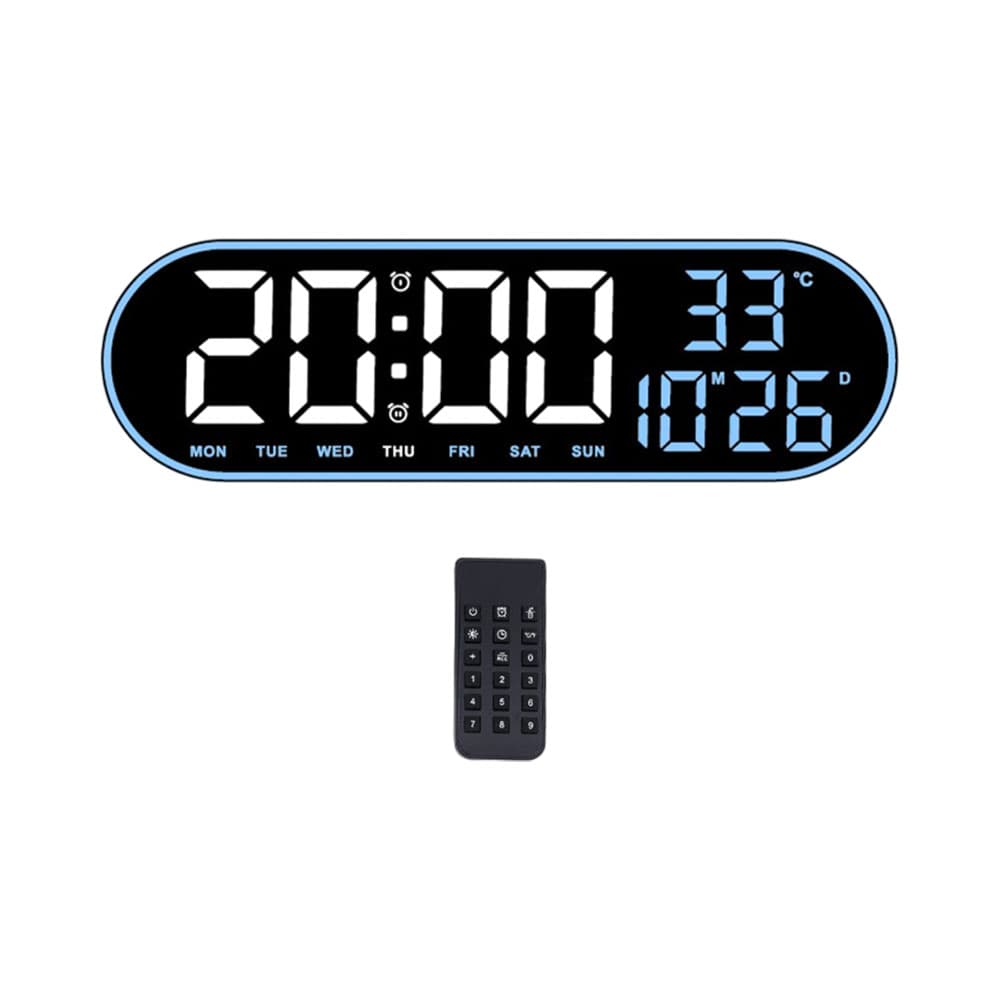 Anúncio: RELOJ DIGITAL DE PARED SATELLITE AC-T7022 LED AZUL - BLANCO
