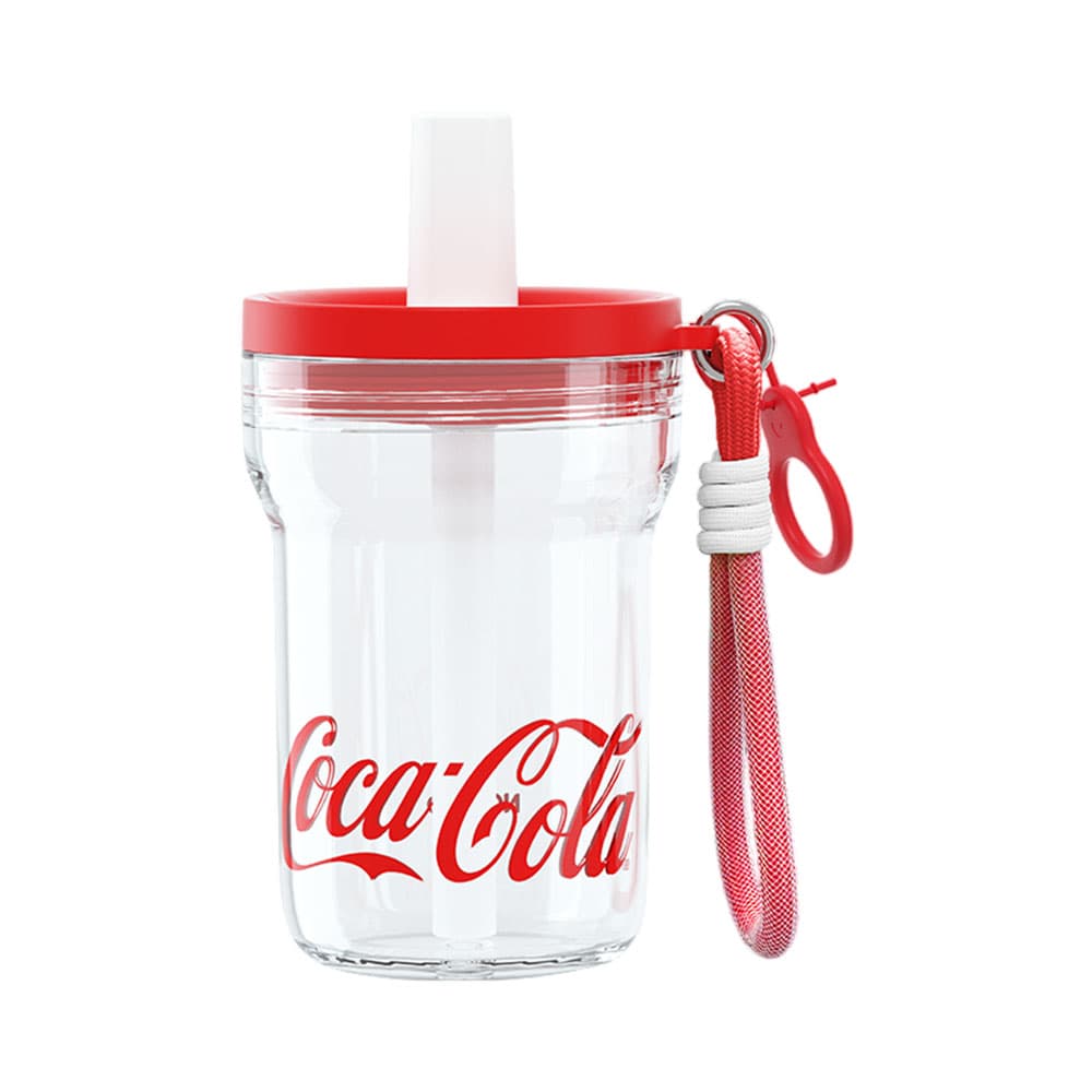 Anúncio: VASO COCA COLA NP510P1 CON PAJITA 510ML BLANCO - ROJO