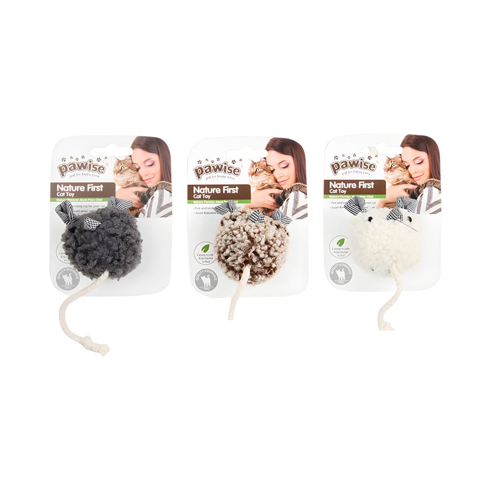 Anúncio: JUGUETE PARA MASCOTA PAWISE 28253 SIMPLE CAT PELUCHE DE RATÓN SURTIDO 1 PIEZA
