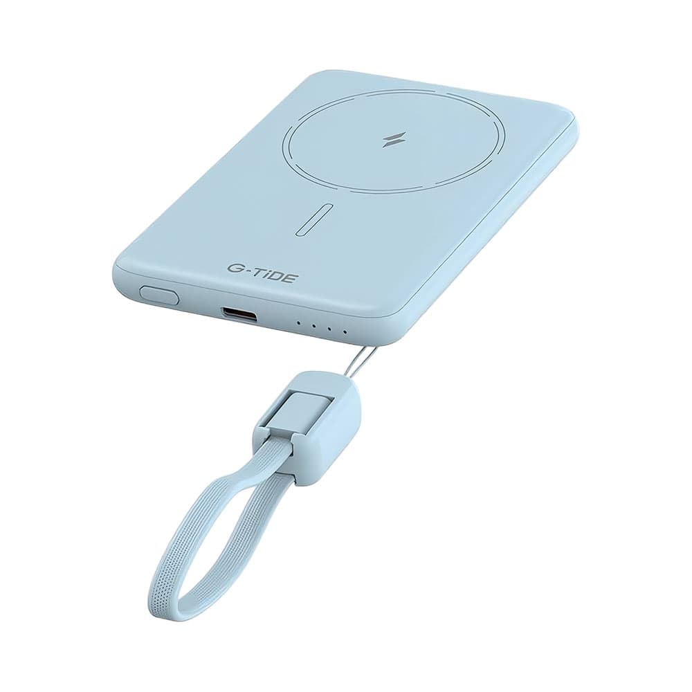 Anúncio: CARGADOR PORTÁTIL INALÁMBRICO G-TIDE SLIM 01 5.000 MAH AZUL