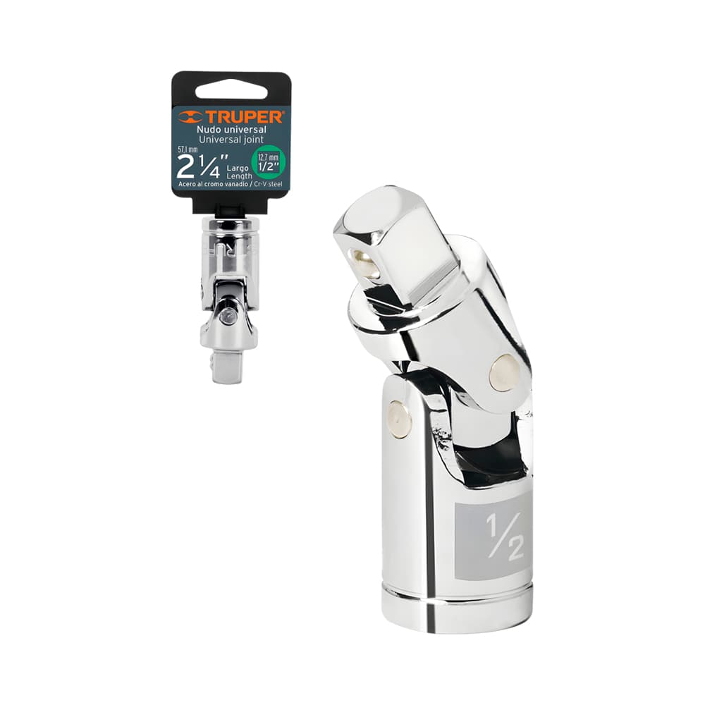 Anúncio: NUDO UNIVERSAL PARA DADOS TRUPER 13428 CON CUADRO 1/2" 6CM