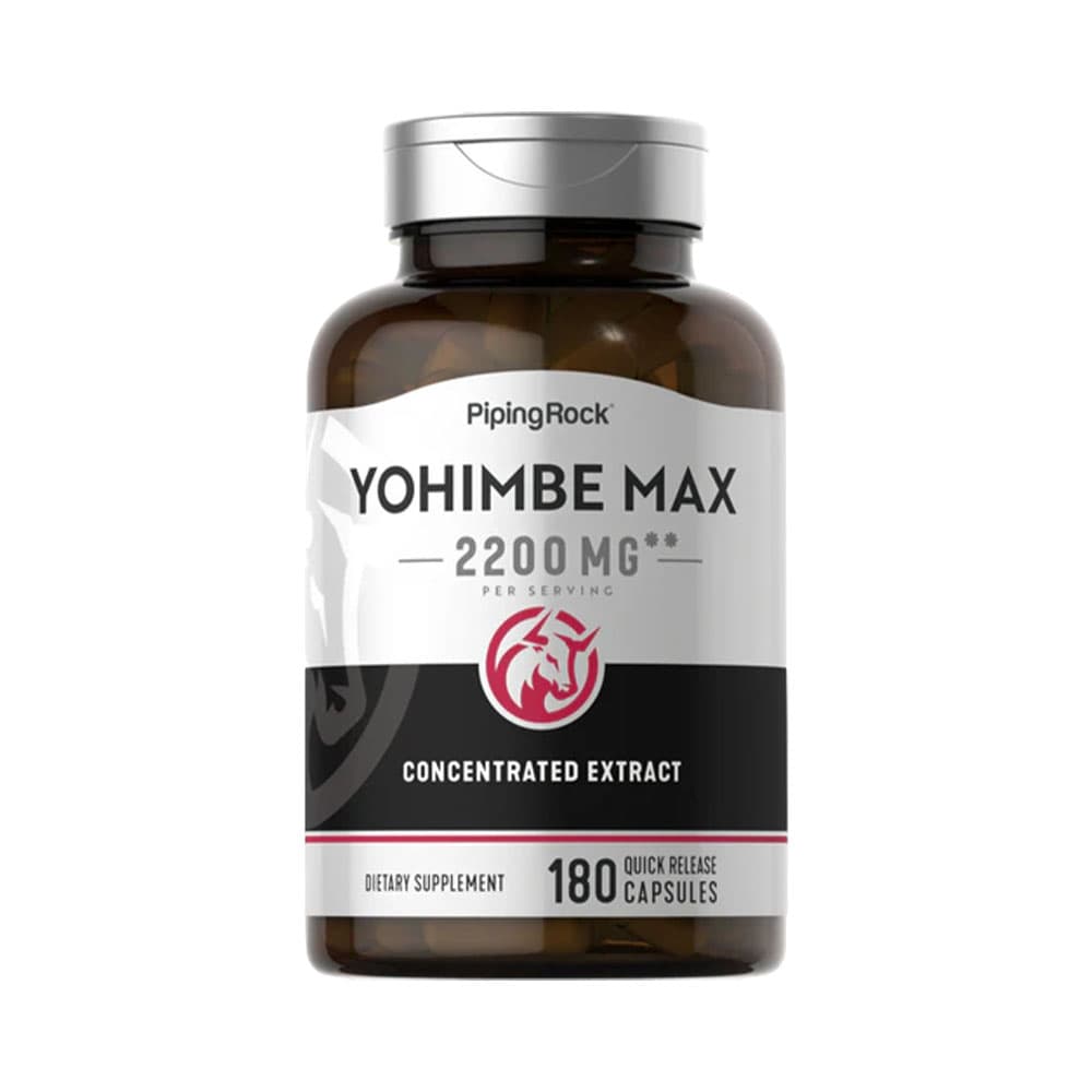 Anúncio: SUPLEMENTO PIPING ROCK YOHIMBE MAX 2200MG 180 CÁPSULAS