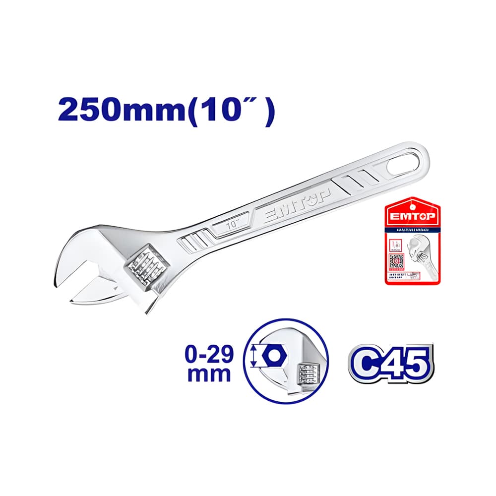 Anúncio: LLAVE AJUSTABLE EMTOP EAWH131022 0-29MM 25CM