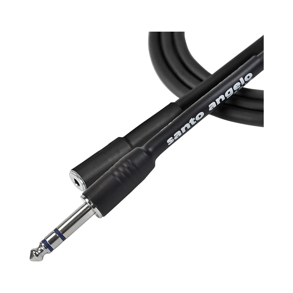 Anúncio: CABLE DE AUDIO SANTO ANGELO AC23 P10 ESTÉREO A P2 HEMBRA 7 METROS NEGRO