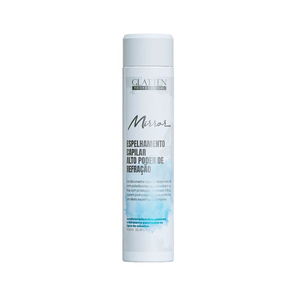 Anúncio: ACONDICIONADOR GLATTEN MIRROR ESPELHAMENTO CAPILAR 300ML
