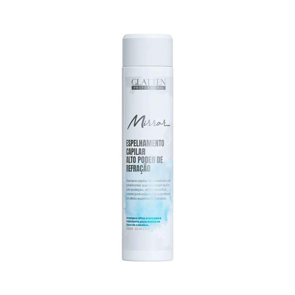 Anúncio: SHAMPO GLATTEN MIRROR ESPELHAMENTO CAPILAR 300ML