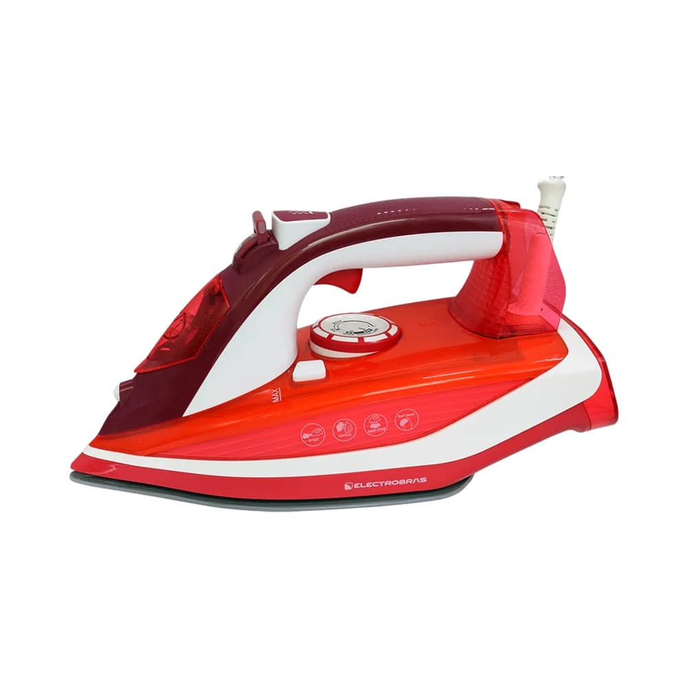 Anúncio: PLANCHA A VAPOR ELECTROBRAS EBPV-25 2200W 220V ROJO - BLANCO