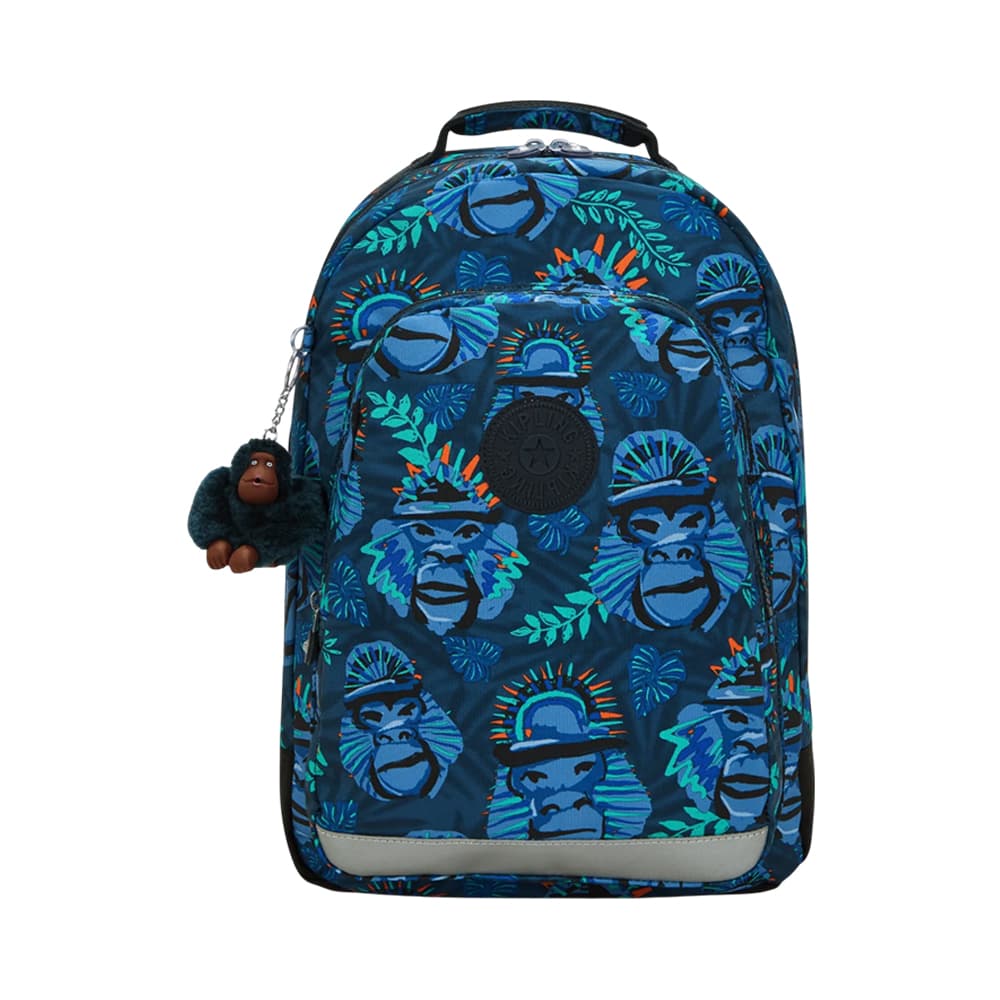 Anúncio: MOCHILA KIPLING CLASS ROOM BLUE MONKEY FUN