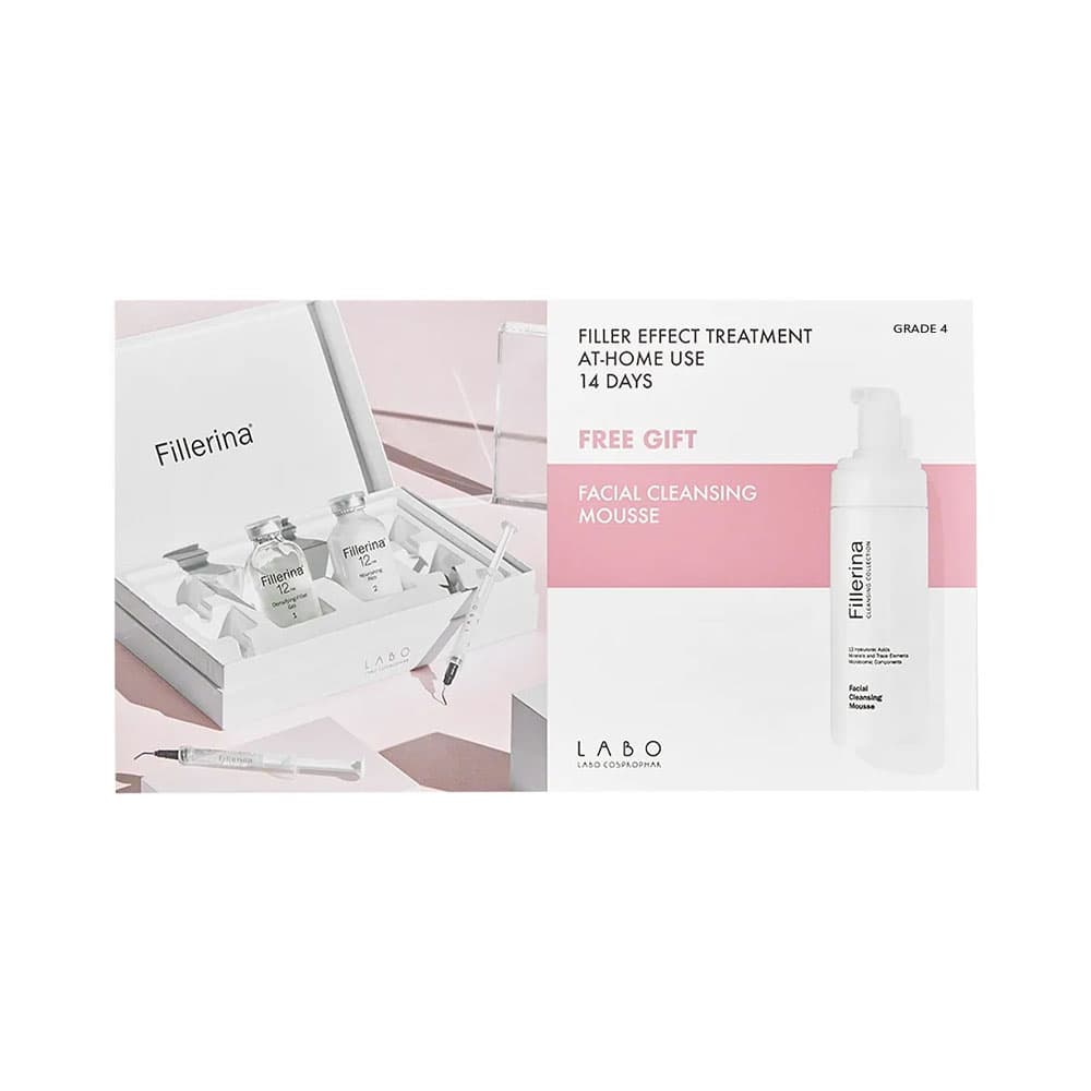 Anúncio: SET FILLERINA FILLER EFFECT CLEANSING MOUSSE GRADE 4 3 PIEZAS