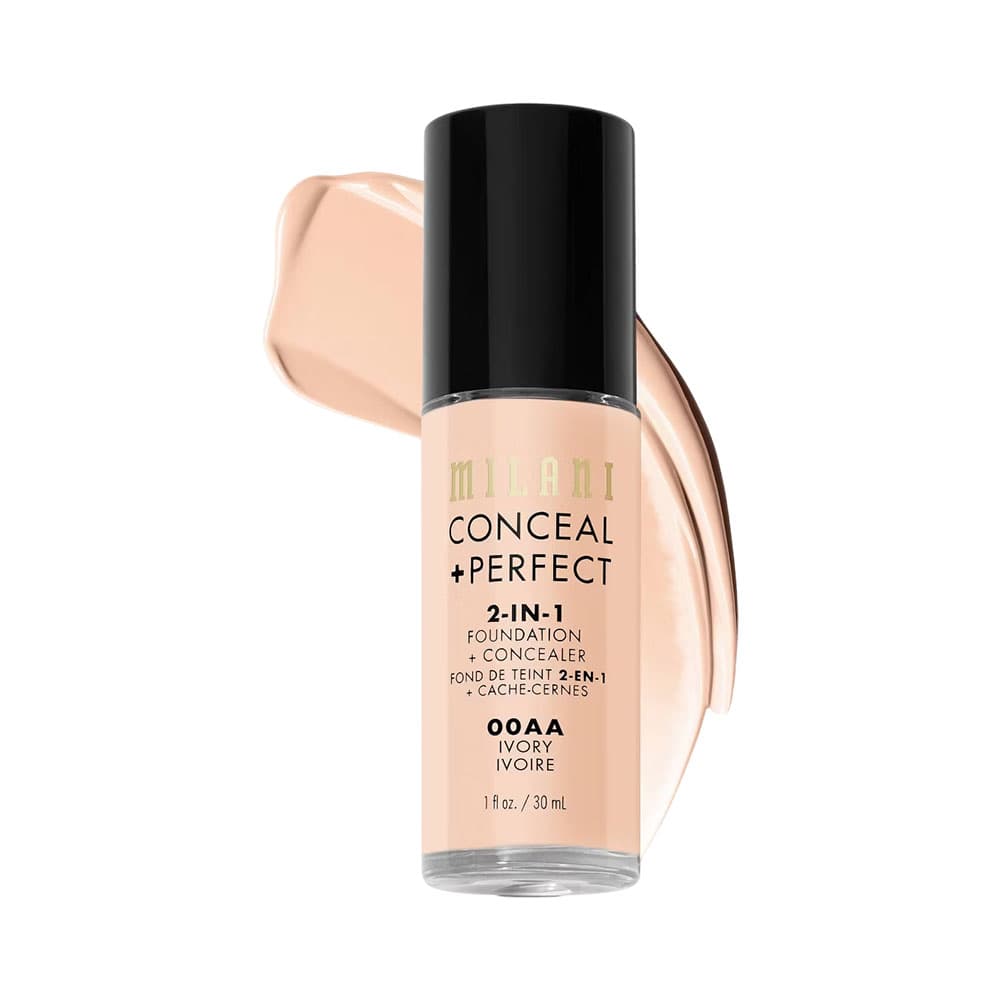 Anúncio: BASE MILANI CONCEAL + PERFECT 2-IN-1 FOUNDATION + CONCEALER 00AA IVORY 30ML