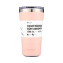 Anúncio: VASO TÉRMICO CON ABRIDOR TERRANO 550ML ROSADO