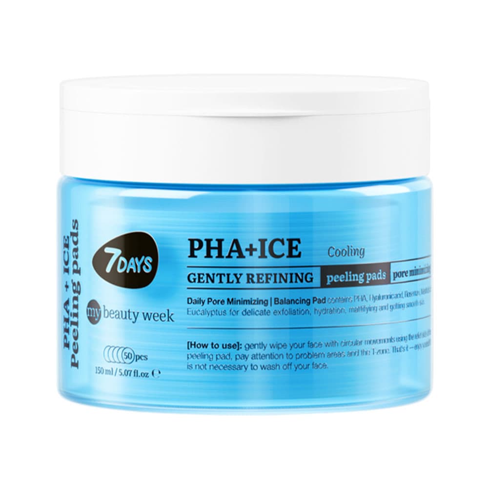 Anúncio: PADS 7DAYS GENTLY REFINING COOLING PEELING PHA + ICE 50 PIEZAS
