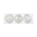 Anúncio: SET DE ESFERAS NAVIDEÑAS LIFEHOME NV-842129 15CM BLANCO 3 PIEZAS