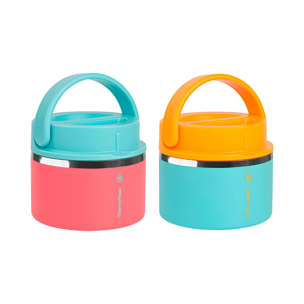 Anúncio: FOOD JAR THERMOFLASK TAKEYA 354ML MINT/TANGERINE 2 PIEZAS