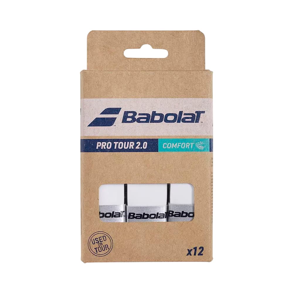 Anúncio: OVERGRIP BABOLAT 654016-101 PRO TOUR 2.0 12 UNIDADES