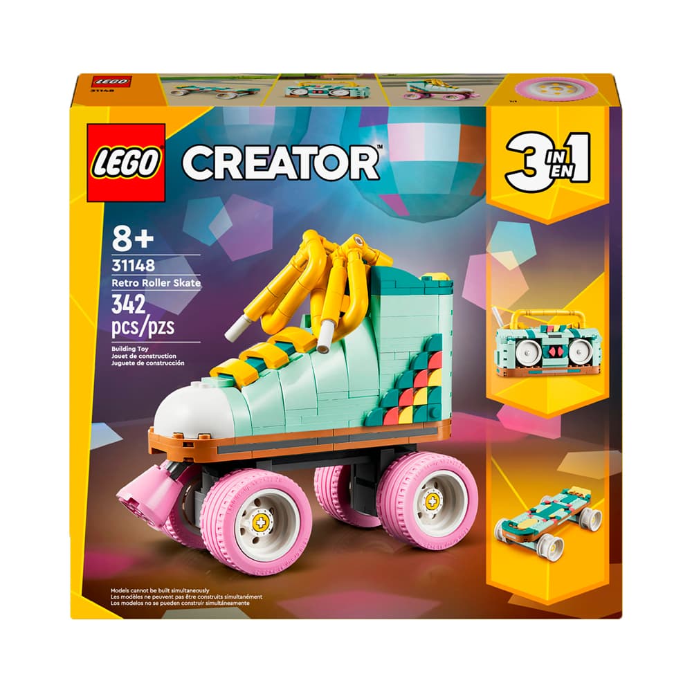 Anúncio: JUGUETE DE CONSTRUCCIÓN LEGO CREATOR RETRO ROLLER SKATE 3 EN 1 31148 342 PIEZAS