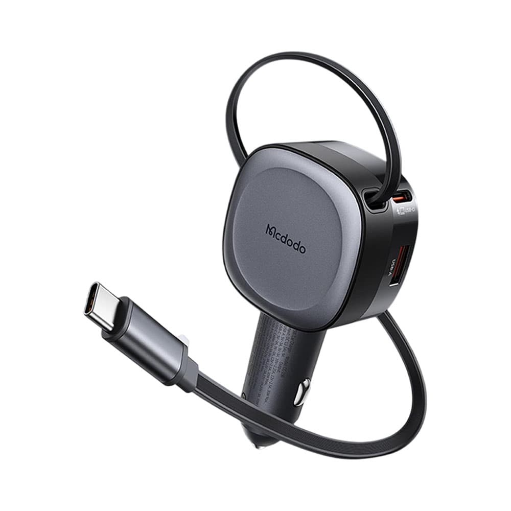 Anúncio: CARGADOR DE AUTO RETRÁCTIL MCDODO CC-1560 75W