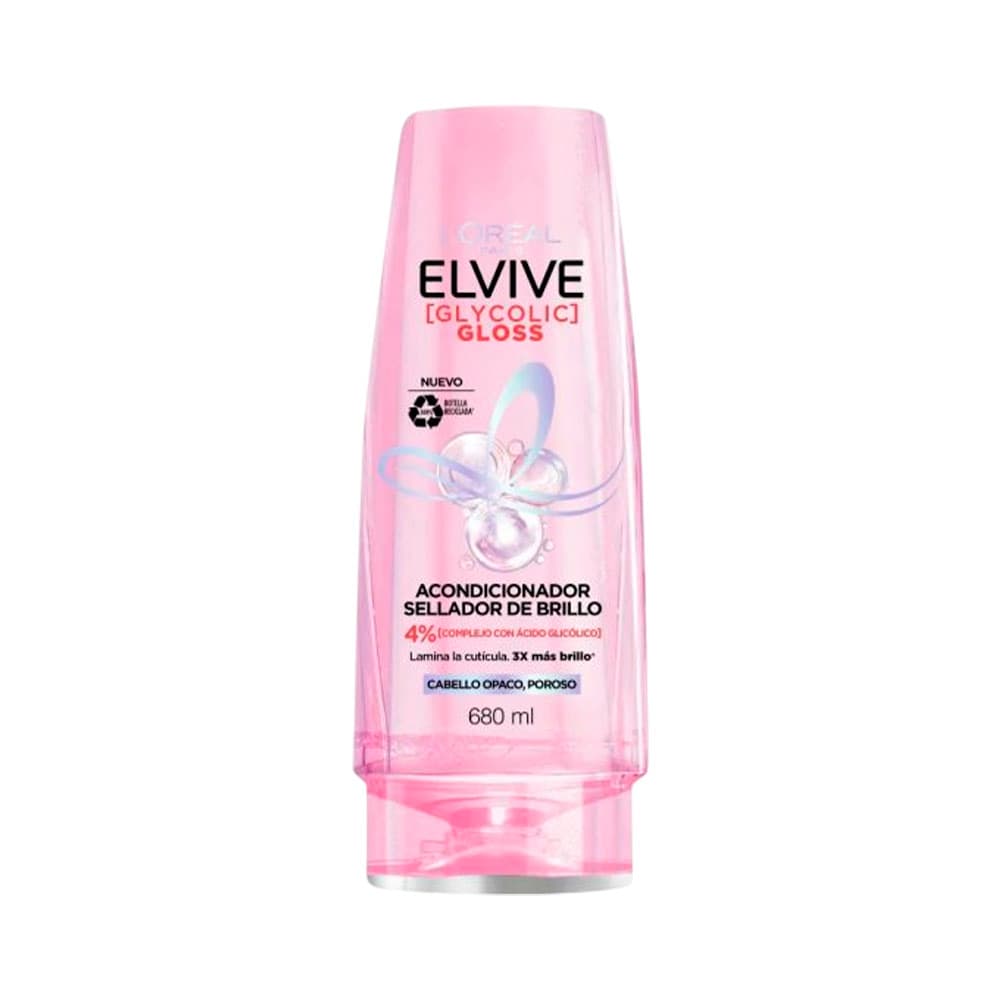Anúncio: ACONDICIONADOR L'ORÉAL ELVIVE GLICOLIC GLOSS 680ML