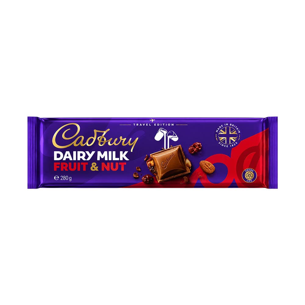 Anúncio: CHOCOLATE CADBURY DAIRY MILK FRUITNUT 280G