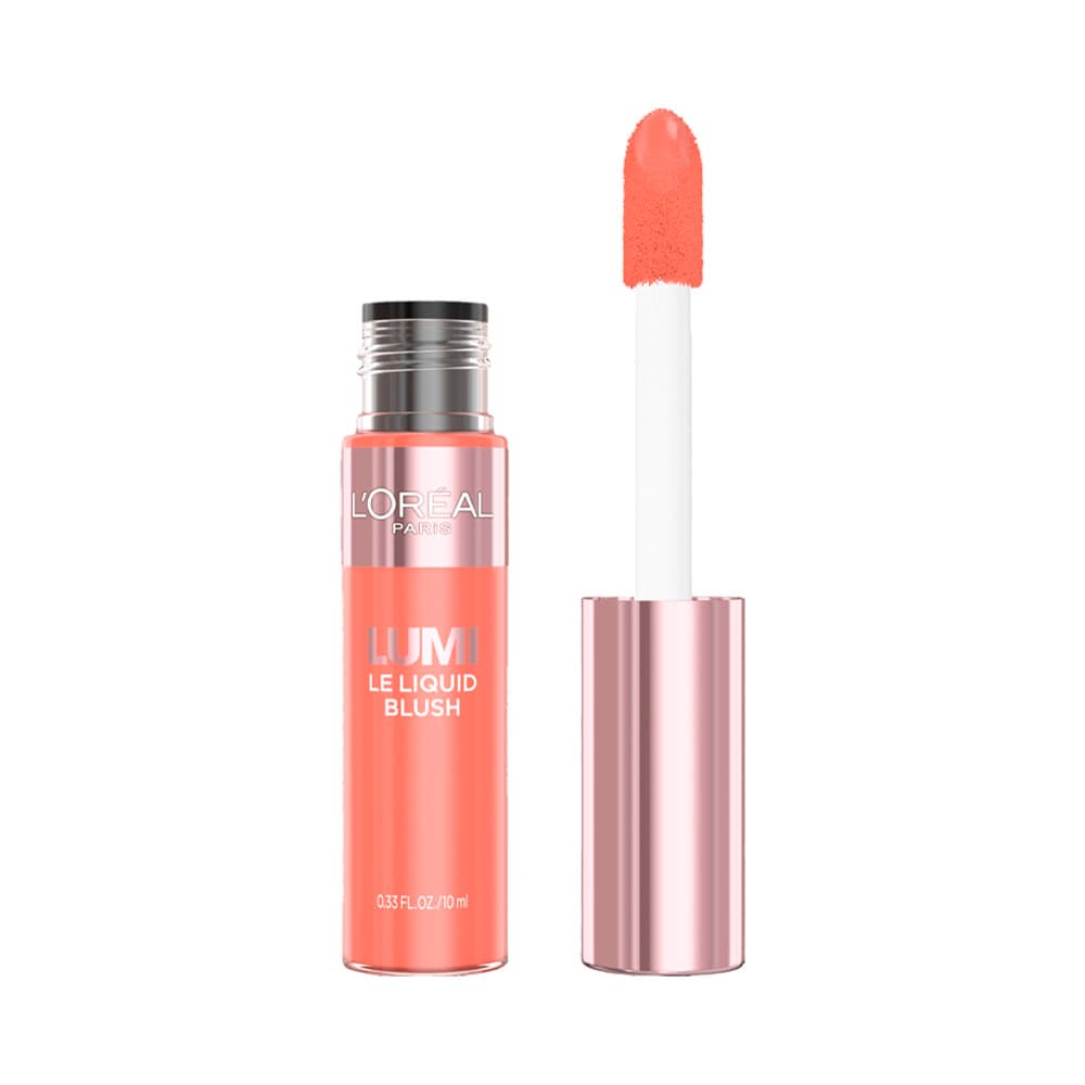 Anúncio: BLUSH L'ORÉAL LUMI LE LIQUID 610 DEWY RICH CORAL 10ML