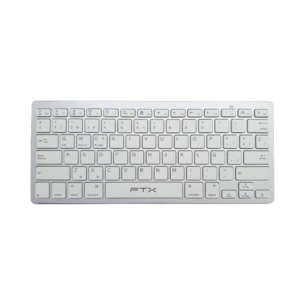 Anúncio: TECLADO FTX FTXB1000 WIRELESS SILVER