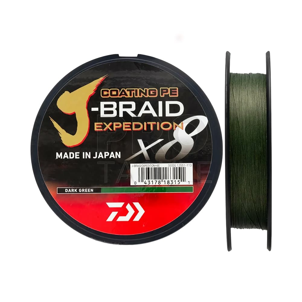 Anúncio: HILO DE PESCA DAIWA J-BRAID EXPEDITION X8 0.16MM 150M VERDE