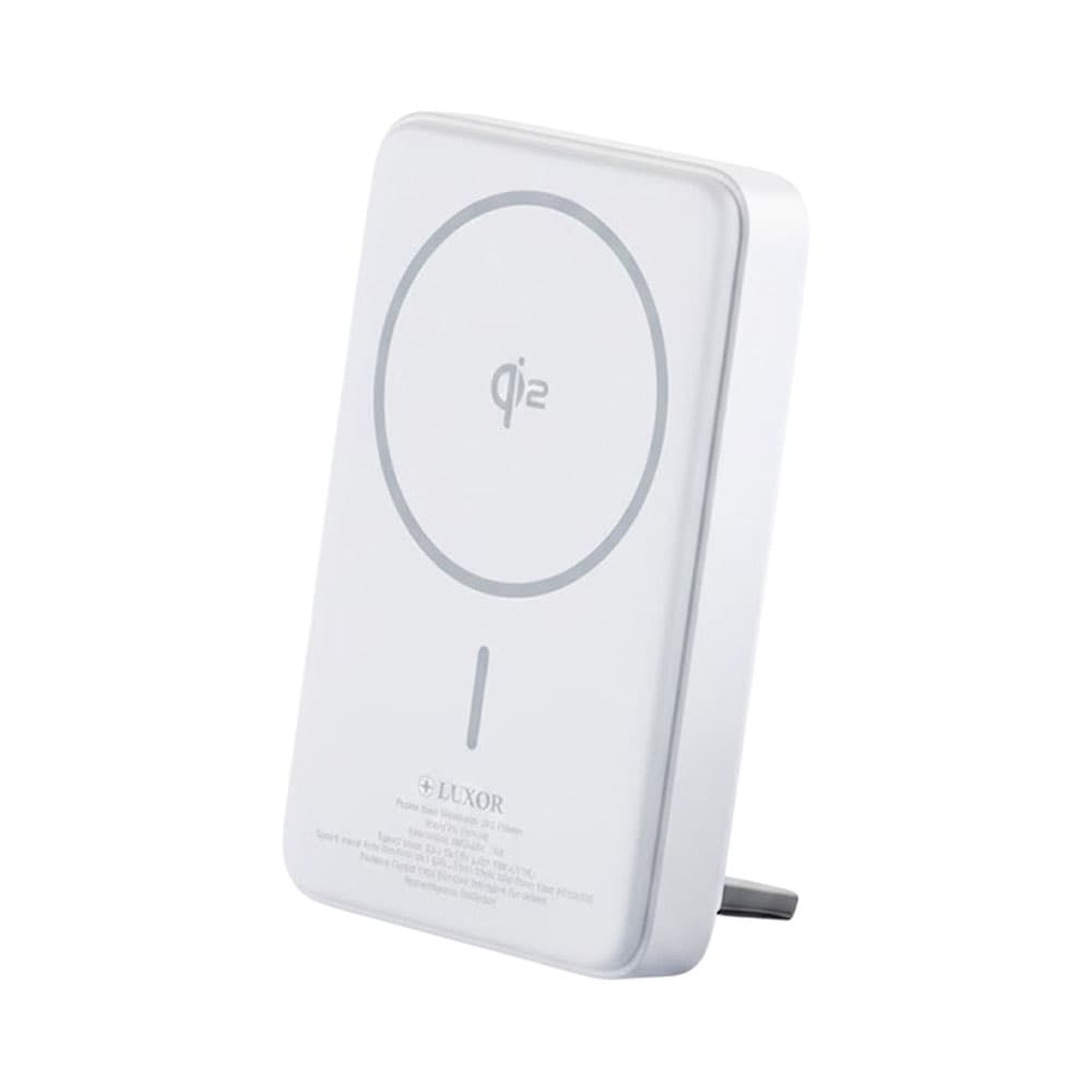 Anúncio: CARGADOR PORTÁTIL MAGNÉTICO LUXOR LX-03144W 10000MAH BLANCO