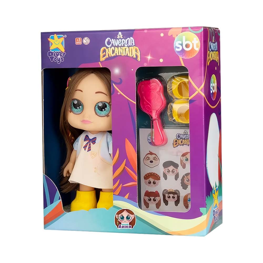 Anúncio: MUÑECA DIVERTOYS CUEVA ENCANTADA ANA 8338