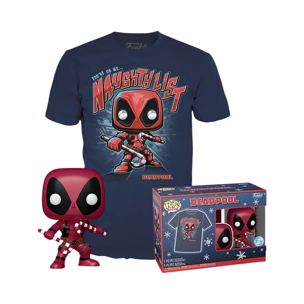 Anúncio: MUÑECO FUNKO POP! CON REMERA M MARVEL DEADPOOL