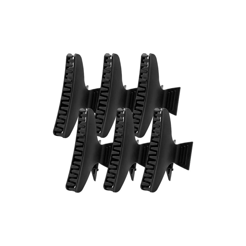 Anúncio: PINZA PARA CABELLO LUXOR LX-CH86959 CARBON FIBRE NEGRO 6 PIEZAS