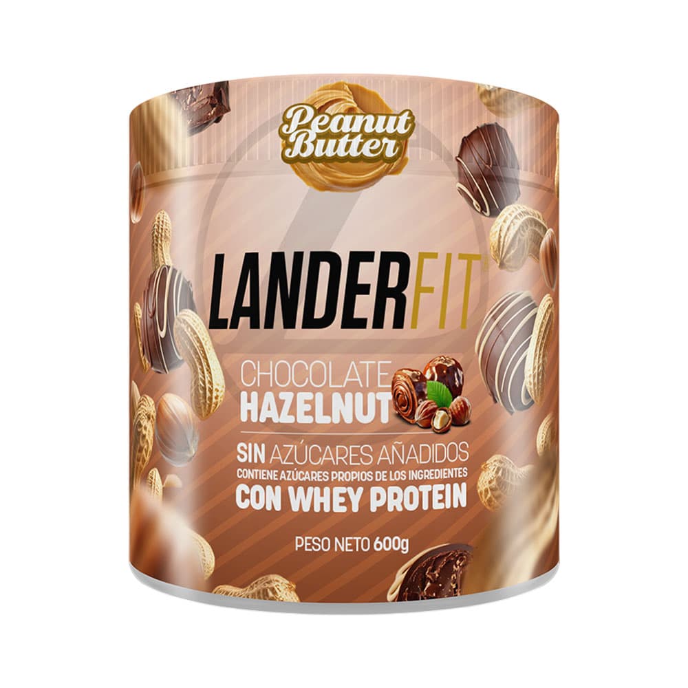 Anúncio: MANTEQUILLA DE MANÍ LANDERFIT CHOCOLATE HAZELNUT 600GR