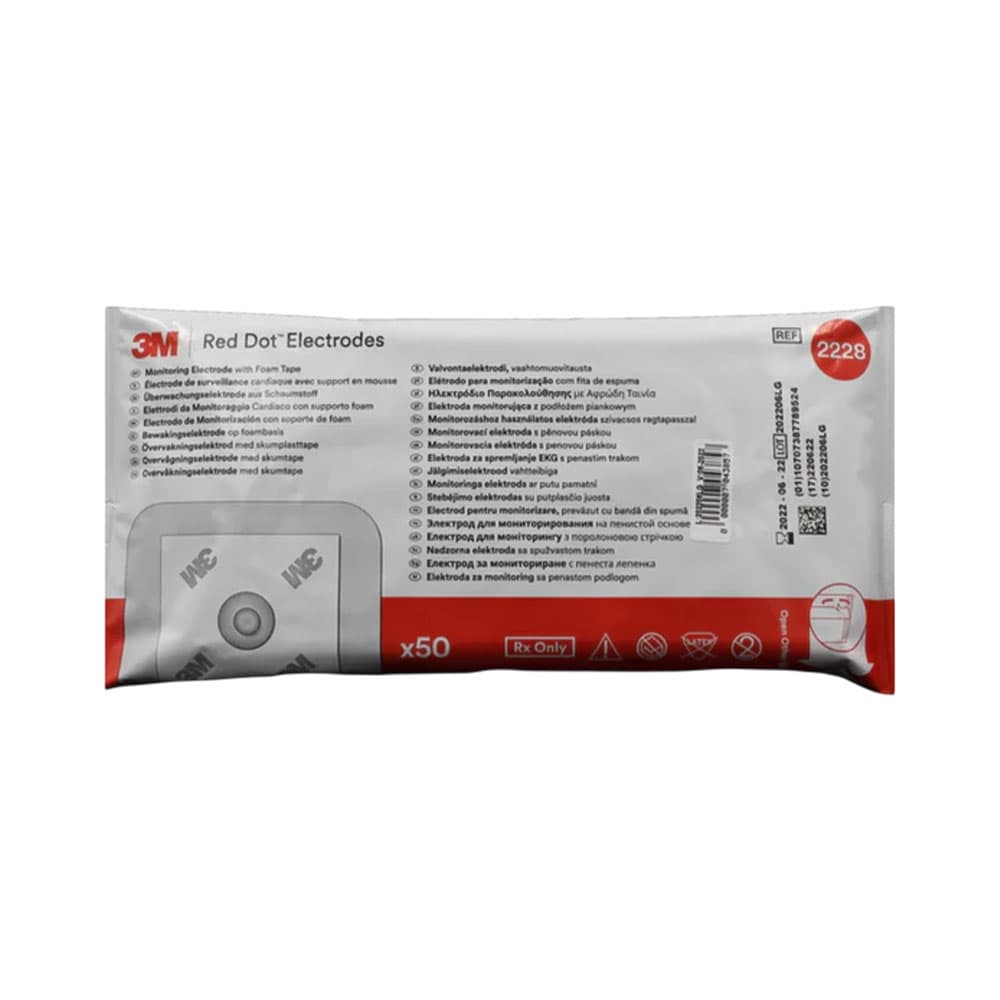 Anúncio: ELECTRODO CON ESPUMA 3M RED DOT 2228 50 PIEZAS