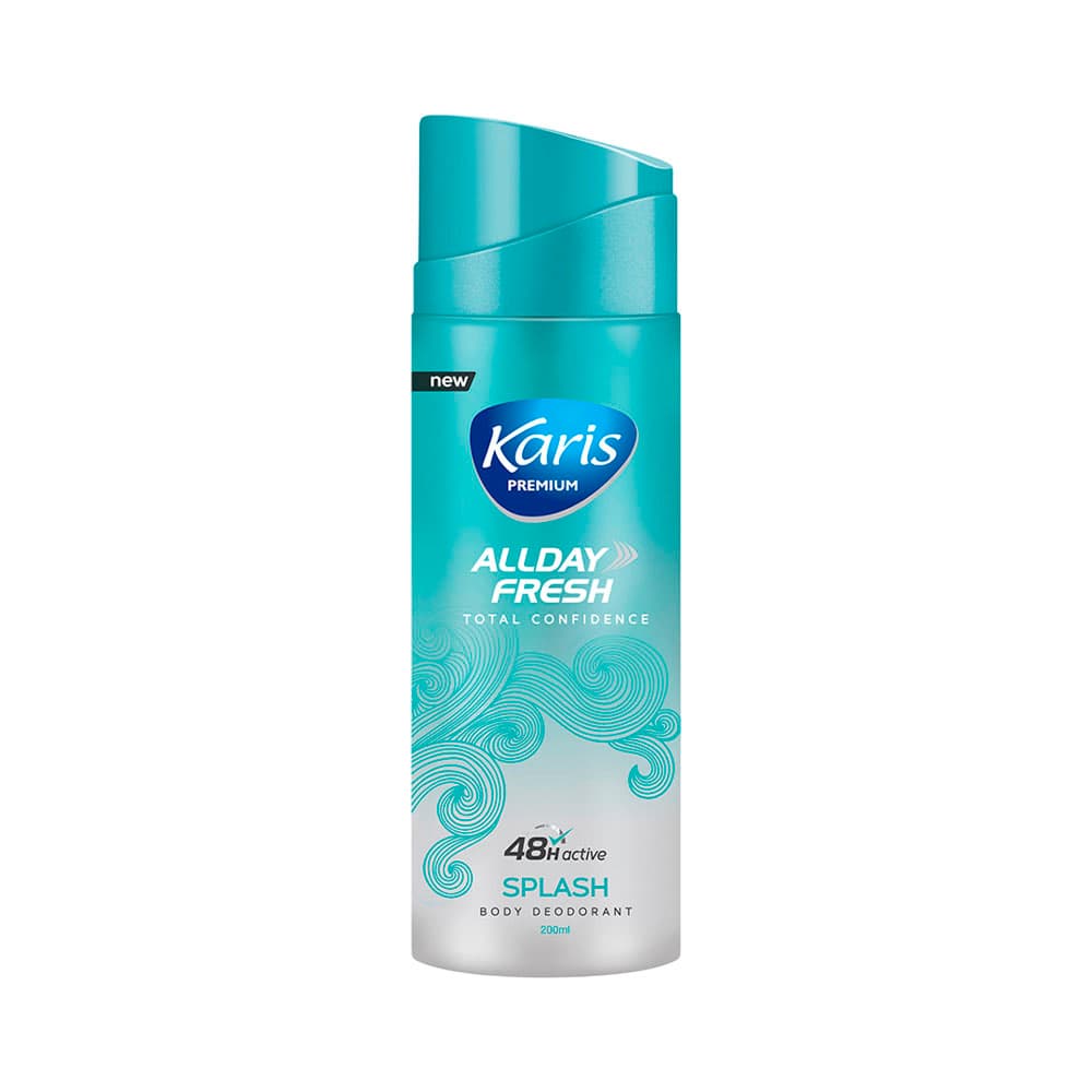 Anúncio: DESODORANTE CORPORAL KARIS ALLDAY FRESH SPLASH 200ML