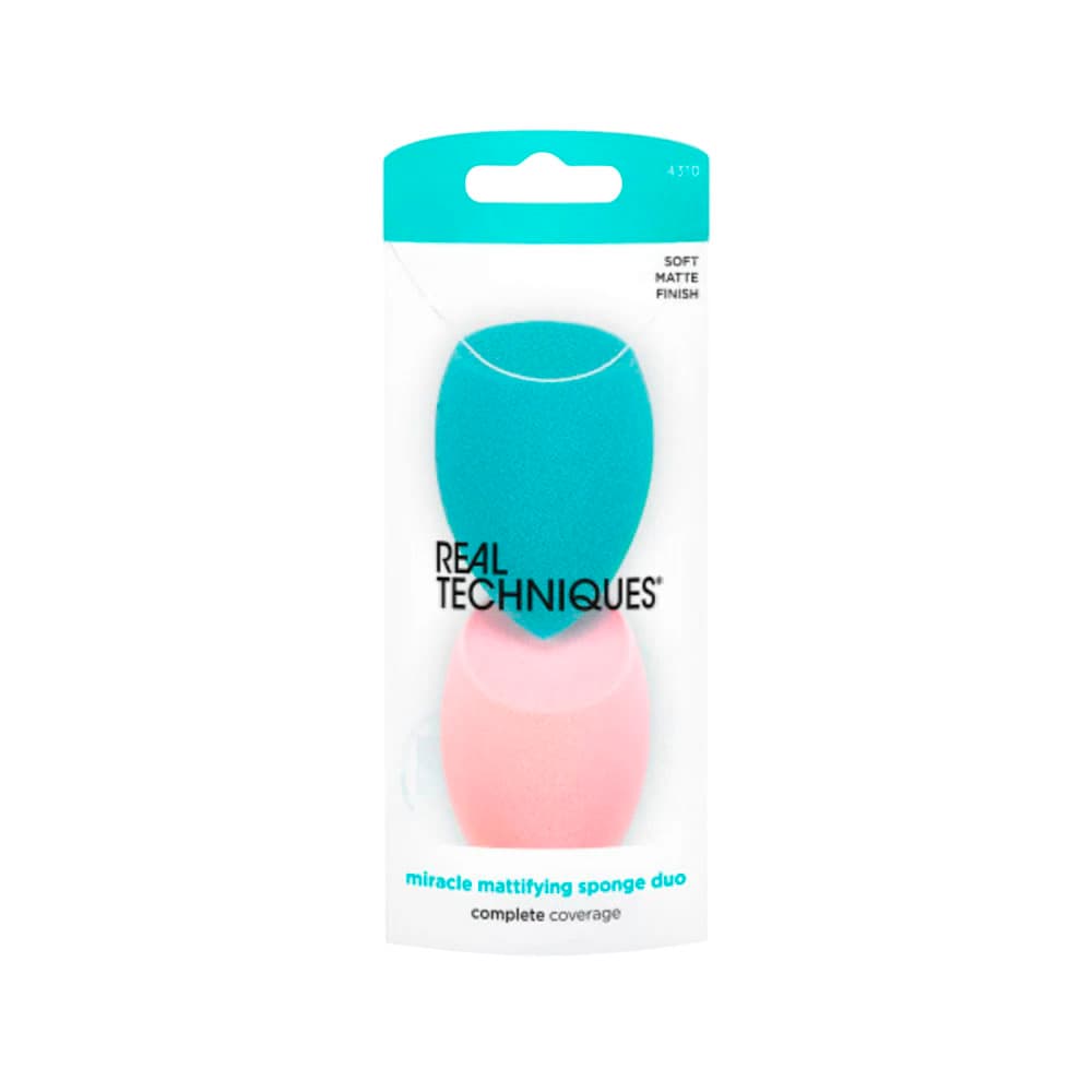 Anúncio: SET REAL TECHNIQUES MIRACLE MATTIFYING SPONGE DUO 2 PIEZAS