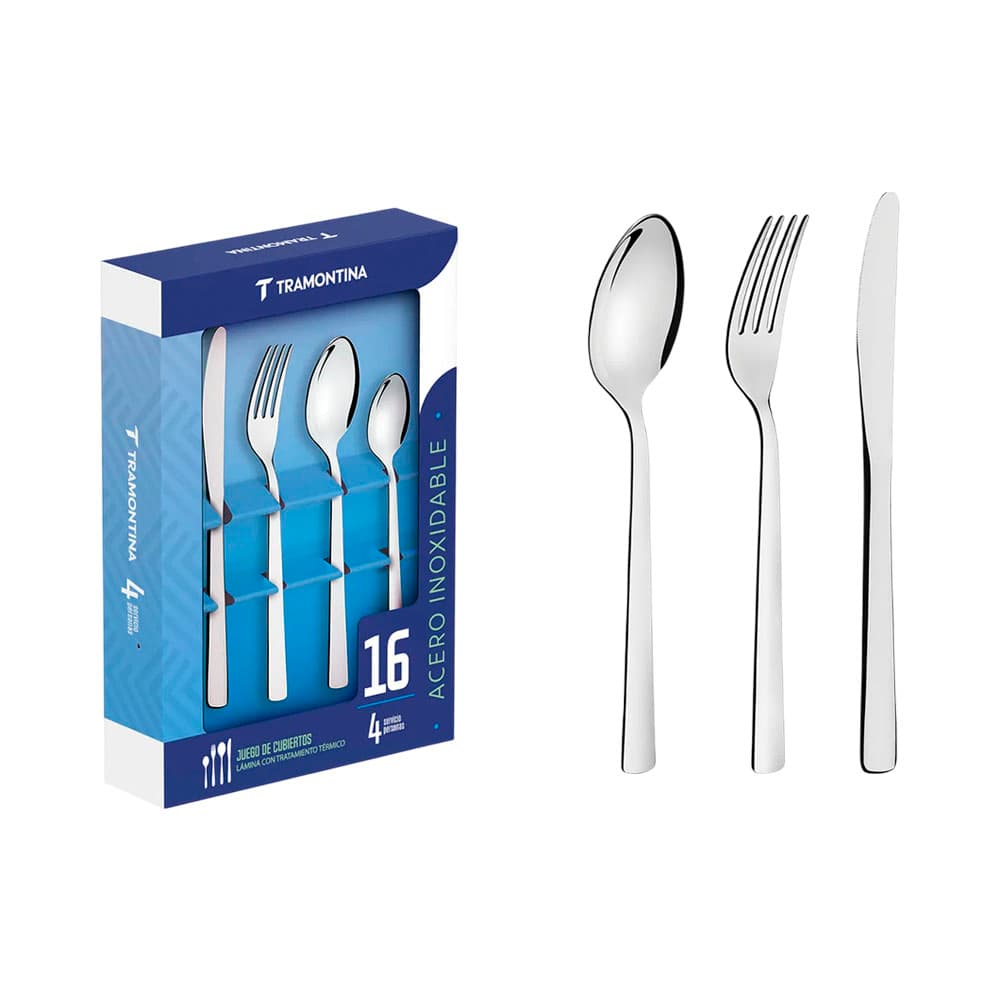Anúncio: JUEGO DE CUBIERTOS TRAMONTINA OSLO 66985/550 16 PIEZAS