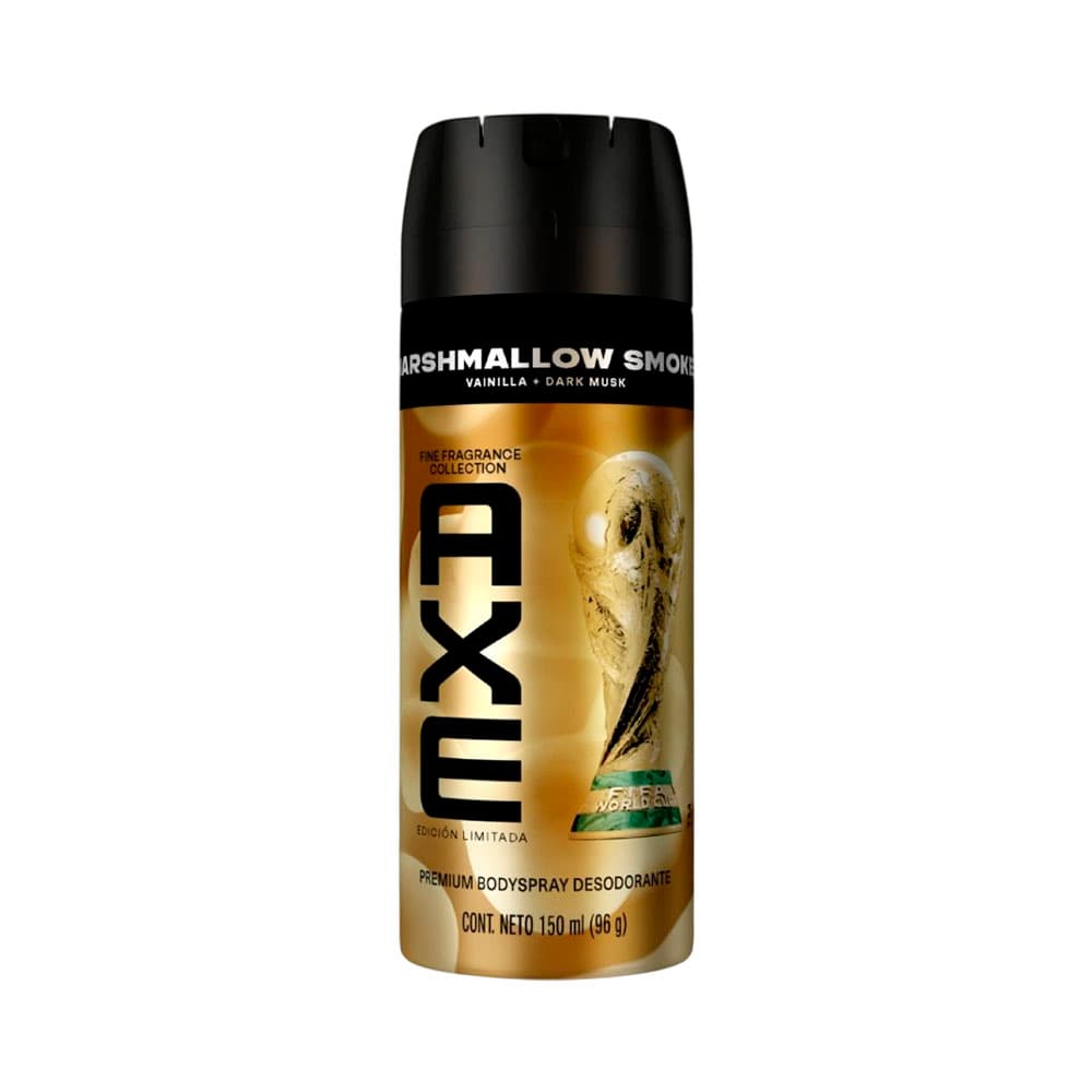 Anúncio: DESODORANTE CORPORAL AXE PREMIUM MASRHMALLOW SMOKE 150ML