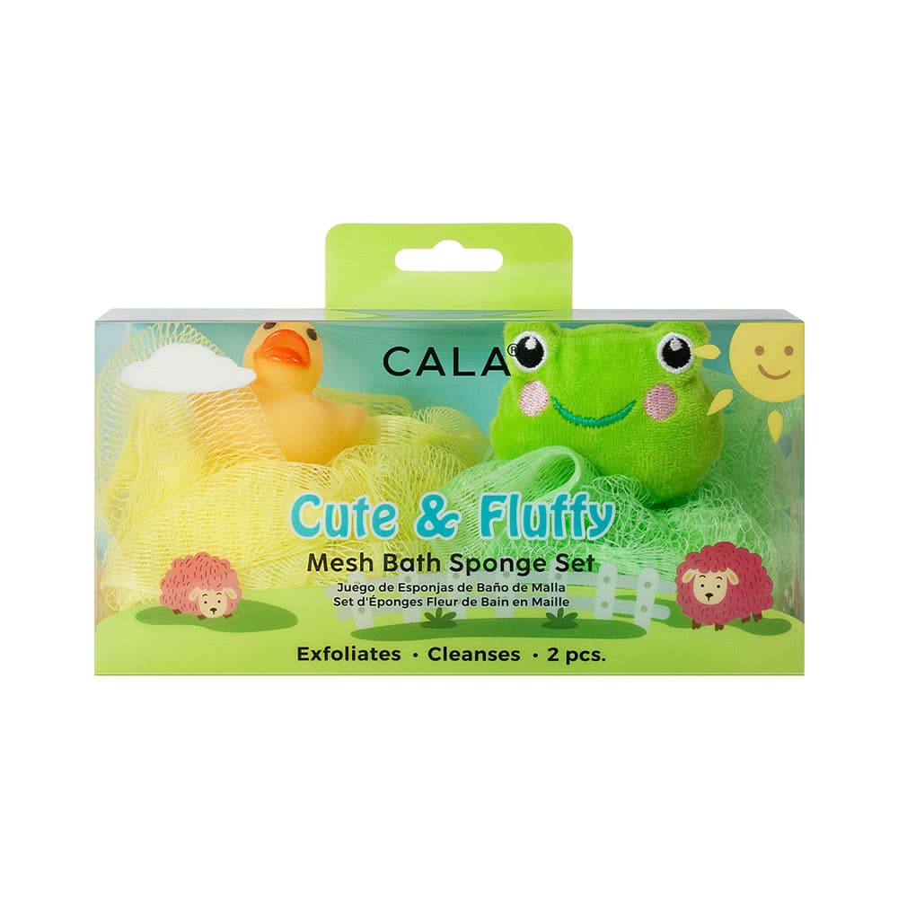 Anúncio: SET CALA MESH BATH SPONGE DUCK/FROG
