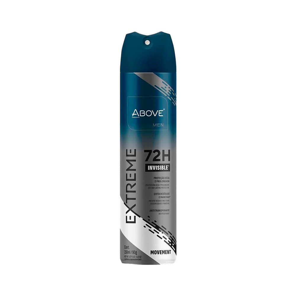 Anúncio: DESODORANTE ABOVE MEN EXTREME MOVEMENT 72H 150ML