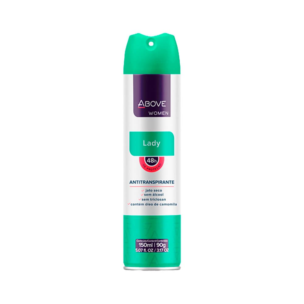 Anúncio: DESODORANTE ABOVE WOMEN LADY 48H 150ML