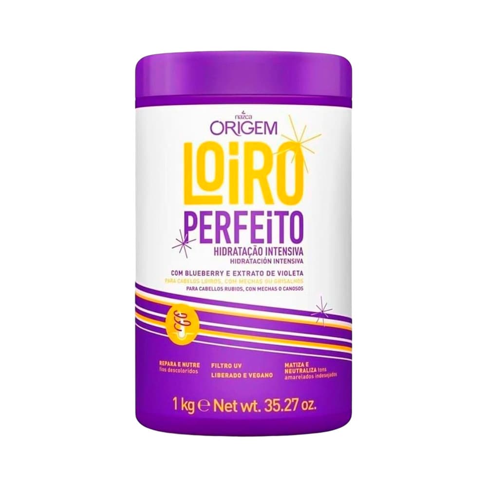 Anúncio: MASCARILLA CAPILAR NAZCA ORIGEM LOIRO PERFEITO HIDRATACIÓN INTENSIVA 1KG