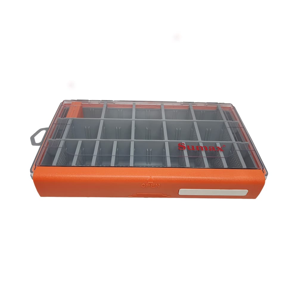 Anúncio: CAJA DE ACCESORIOS PARA PESCA SUMAX LB-2510-NA NARANJA