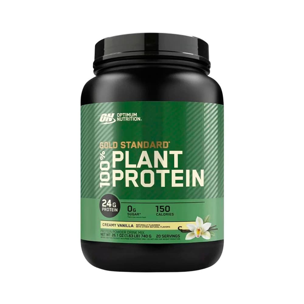 Anúncio: SUPLEMENTO OPTIMUM NUTRITION GOLD STANDARD 100% PLANT PROTEIN CREAMY VANILLA 1.63LB