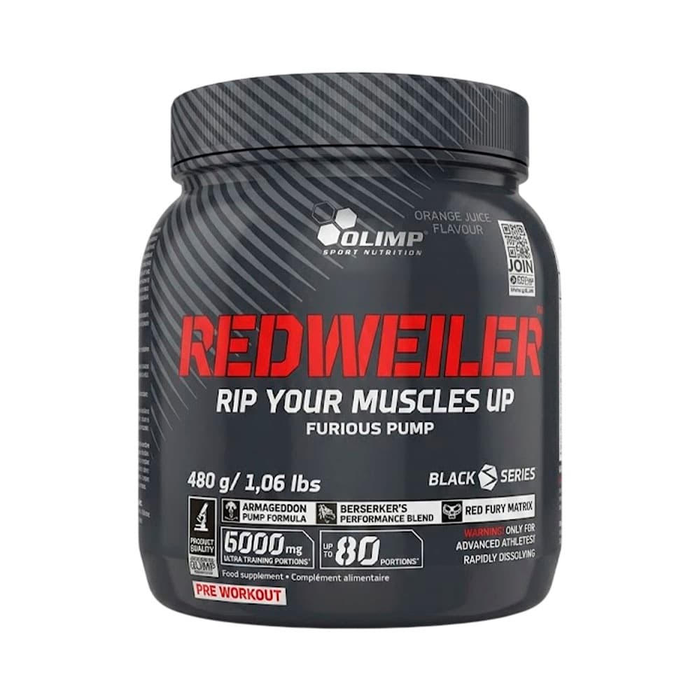 Anúncio: SUPLEMENTO OLIMP SPORT NUTRITION REDWEILER PRE-WORKOUT ORANGE JUICE 480GR