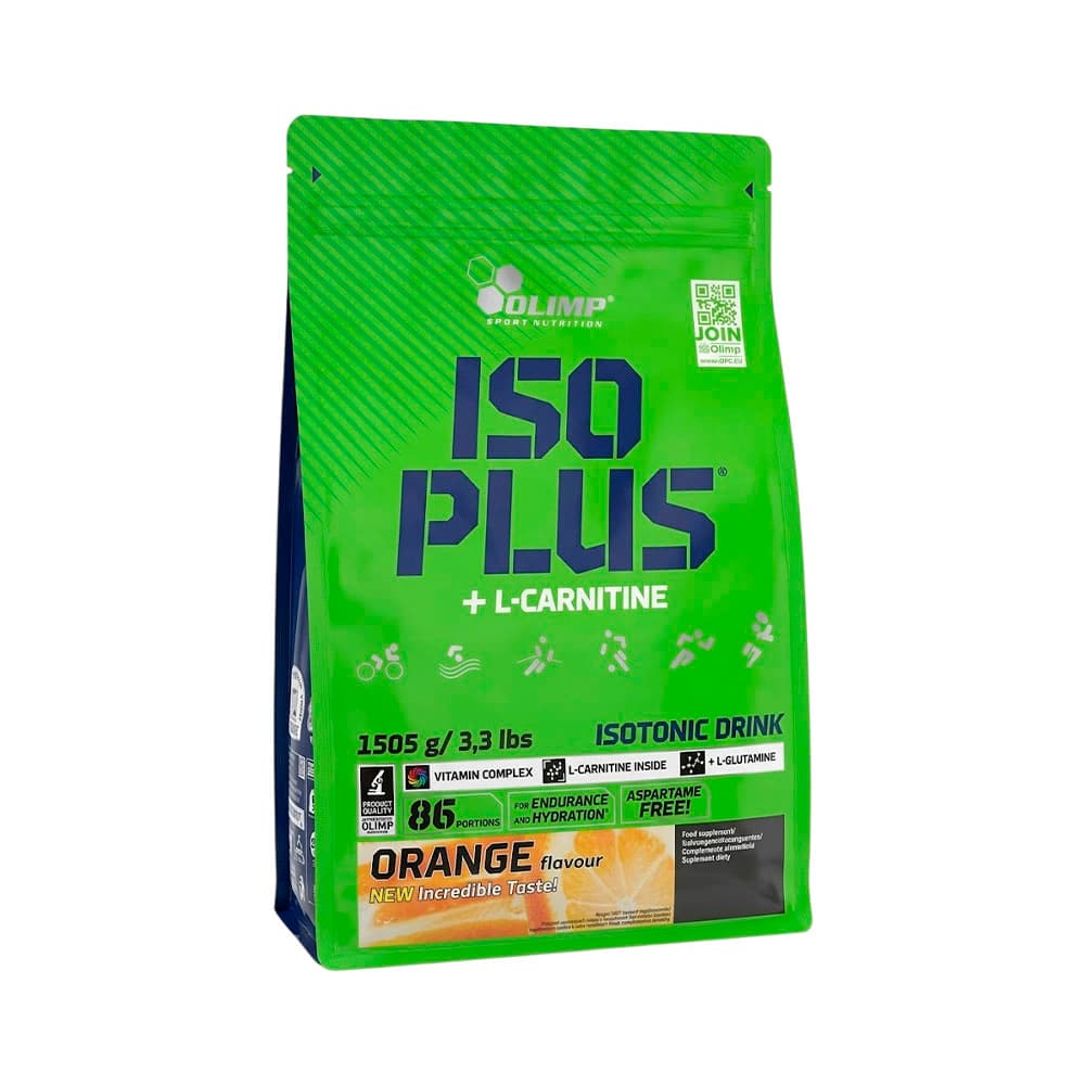 Anúncio: SUPLEMENTO OLIMP SPORT NUTRITION ISO PLUS + L-CARNITINE ORANGE 1505GR