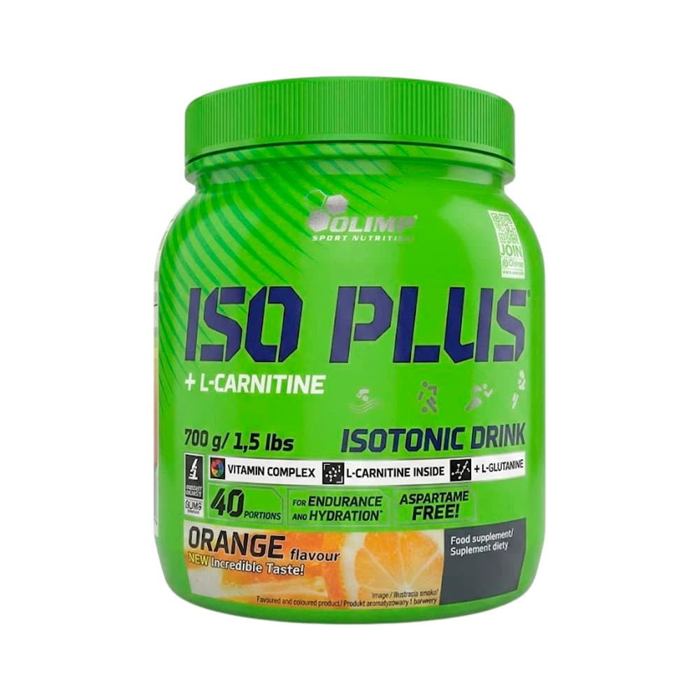 Anúncio: SUPLEMENTO OLIMP SPORT NUTRITION ISO PLUS + L-CARNITINE ORANGE 700GR