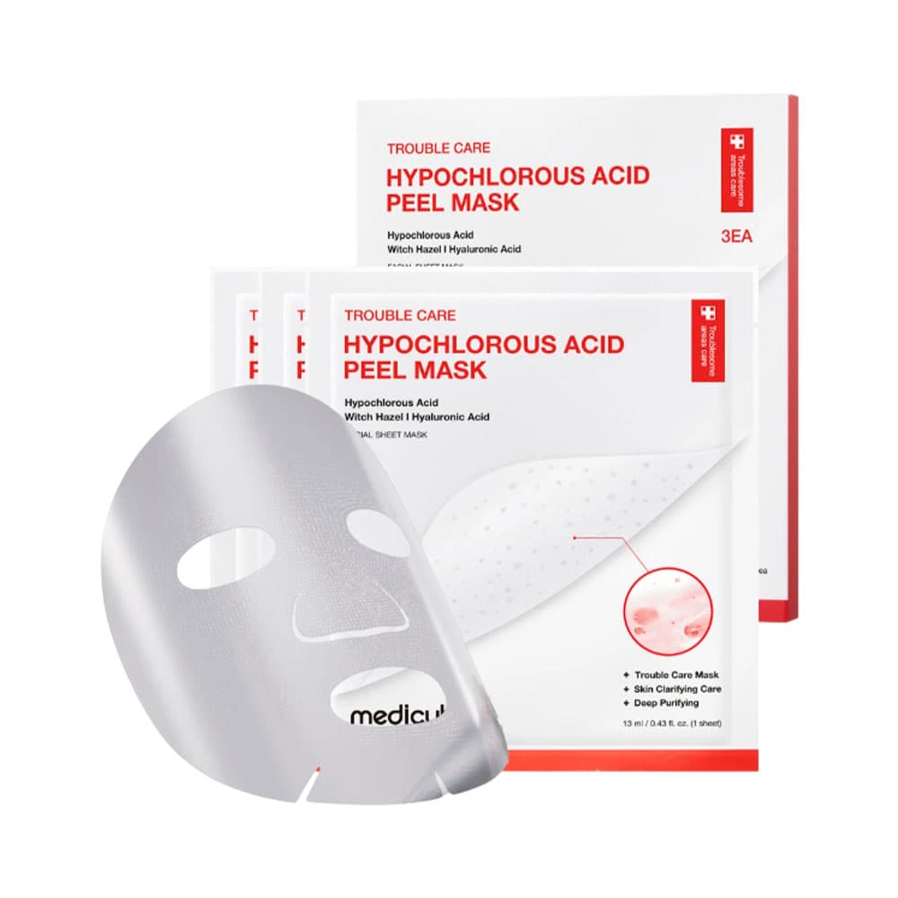 Anúncio: MASCARILLA FACIAL MEDICUBE HYPOCHLOROUS ACID PEEL 3 PIEZAS